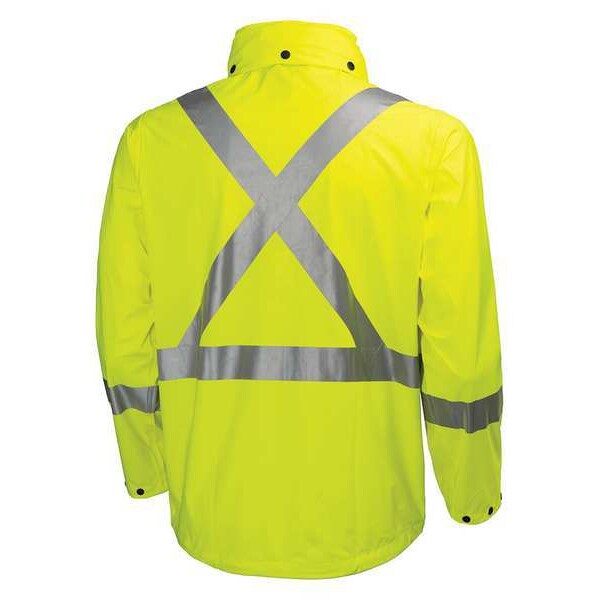 Rain Jacket, Hi-Visibility Yellow, 2XL