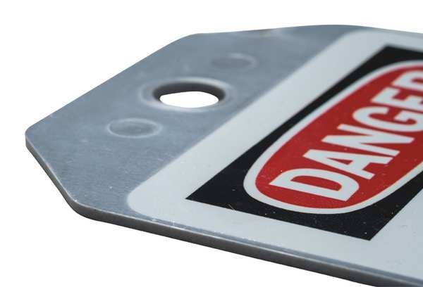 Danger Tag, Do Not Oper, Blck/Rd/Wht, PK10