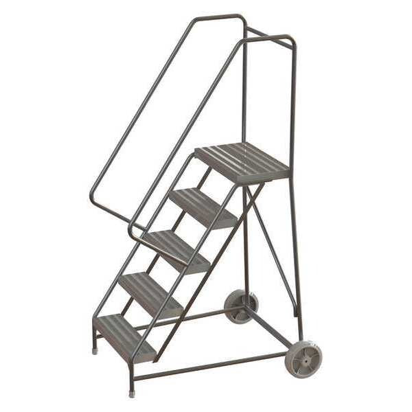 82 in H Aluminum Wheelbarrow Ladder, 5 Steps