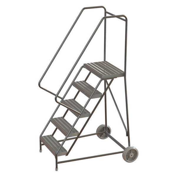 82 in H Aluminum Wheelbarrow Ladder, 5 Steps