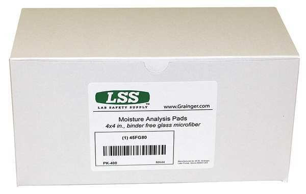 Moisture Analyzer Pad, 4 in. L, PK400