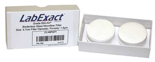 Glass Microfiber Filter, 47mm dia., PK100
