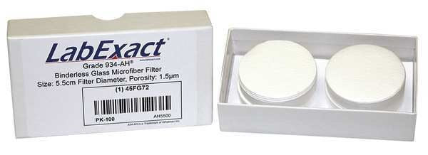 Glass Microfiber Filter, 55mm dia., PK100