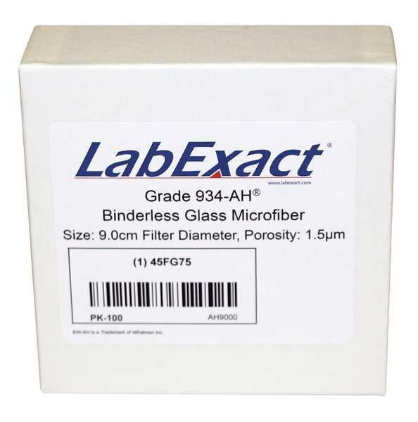 Glass Microfiber Filter, 90mm dia., PK100