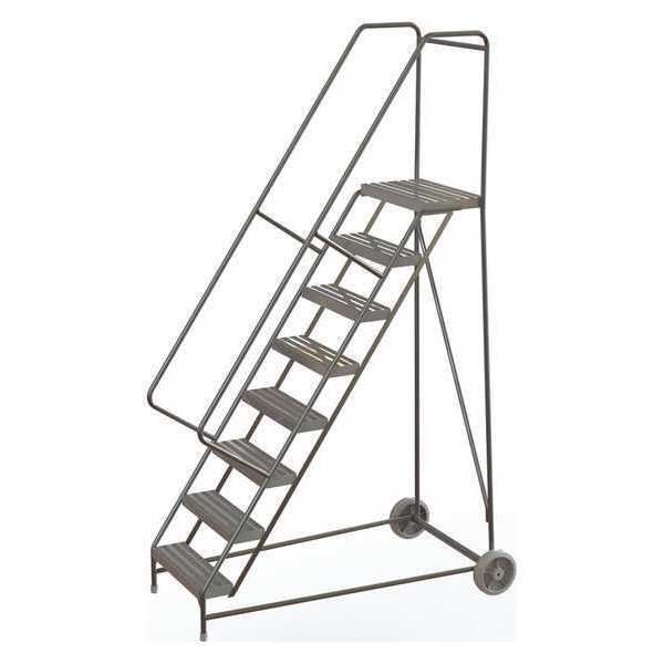 112 in H Aluminum Wheelbarrow Ladder, 8 Steps