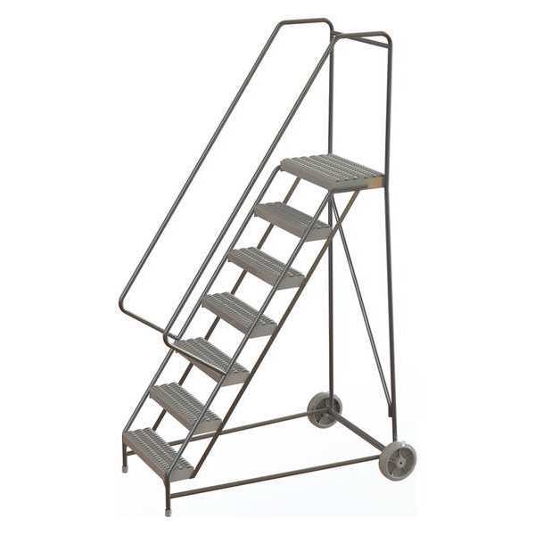 102 in H Aluminum Wheelbarrow Ladder, 7 Steps