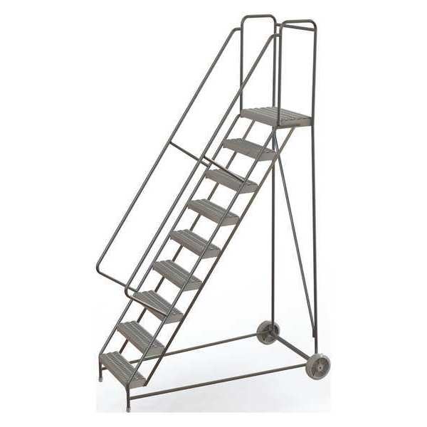 122 in H Aluminum Wheelbarrow Ladder, 9 Steps