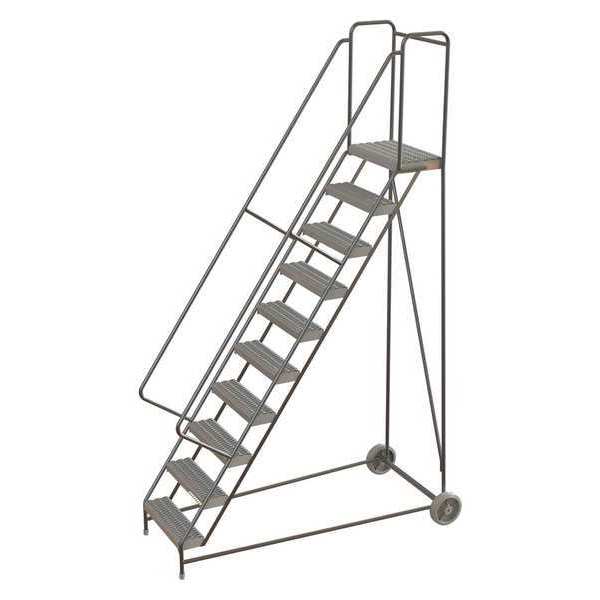 132 in H Aluminum Wheelbarrow Ladder, 10 Steps