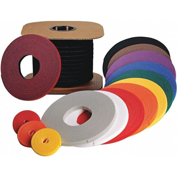 75 ft L Cut-to-Length Hook-&-Loop Cable Tie BK