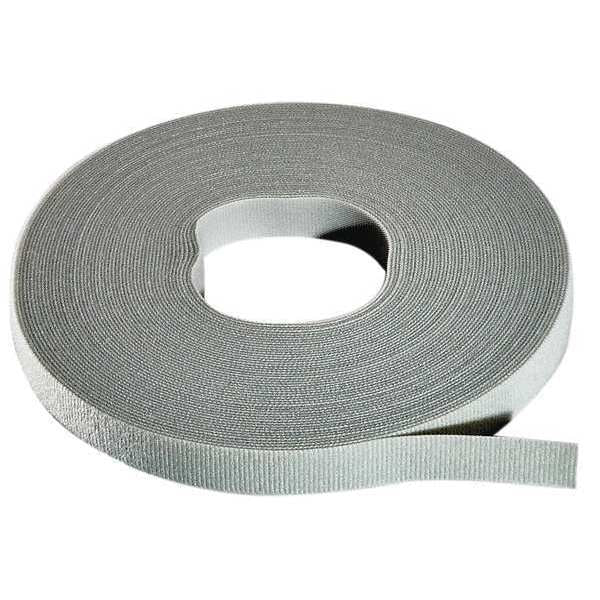75 ft L Cut-to-Length Hook-&-Loop Cable Tie Gray