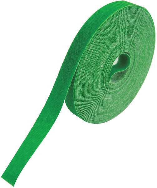 30 ft L Cut-to-Length Hook-&-Loop Cable Tie GN