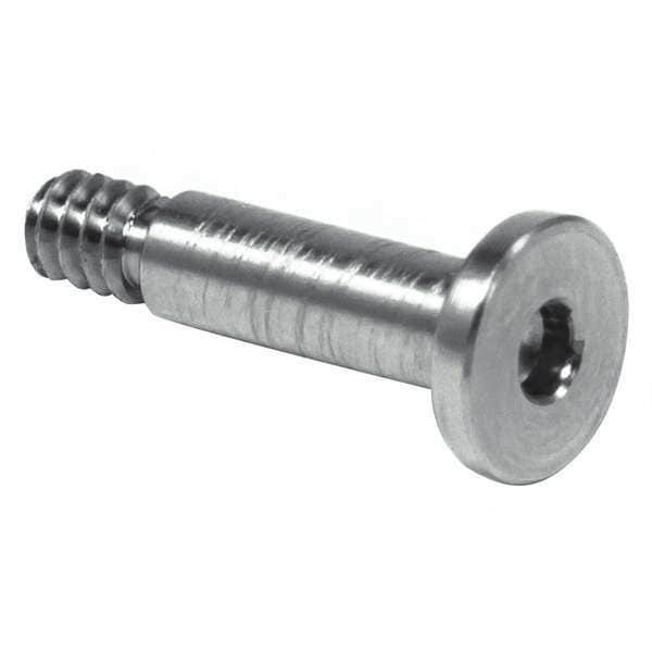 Shoulder Screw, #6-32 Thr Sz, 3/16 in Thr Lg, 1/4 in Shoulder Lg, 316 Stainless Steel