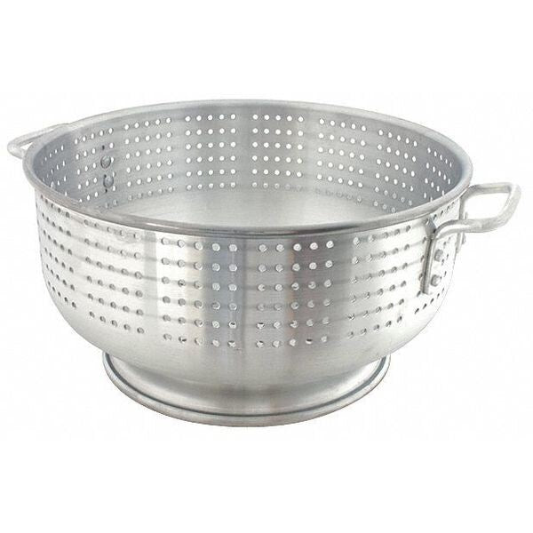 Colander, 21 qt., 8 in. H, Aluminum