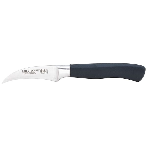 Peeling Knife, Straight, 2-1/2 in. L, Black