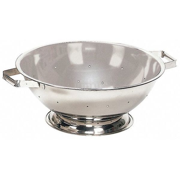 Colander, 8 qt., 5-1/2 in. H, Steel
