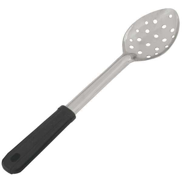 Perforated Basting Spoon, Black, 15 in. L