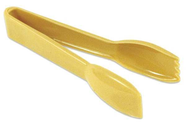 Tong, Beige, 6-1/2 in. L, Plastic