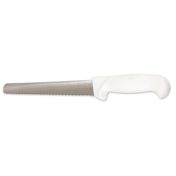Bread Knife, Straight, 10 in. L, White