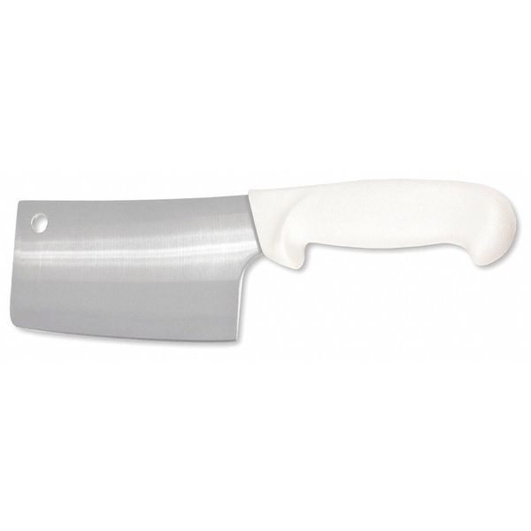 Cleaver, Straight, 6 in. L, White