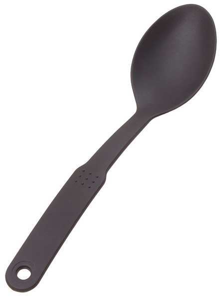 Solid Serving Spoon, Black, 12 in. L