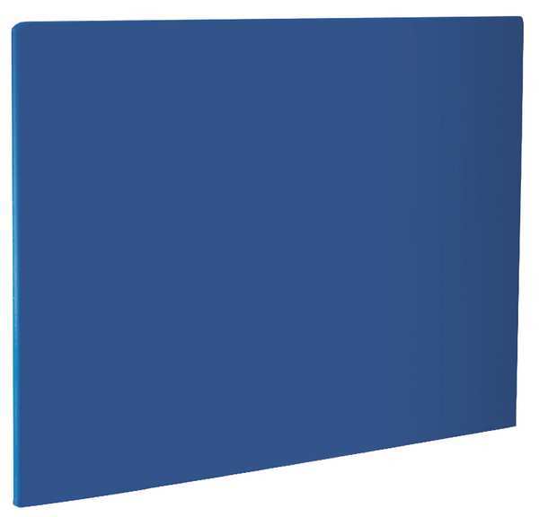 Cutting Board, 24 in. L, Blue, Polyethylene