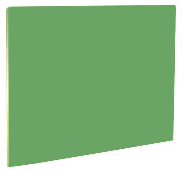 Cutting Board, 20 in.L, Green, Polyethylene