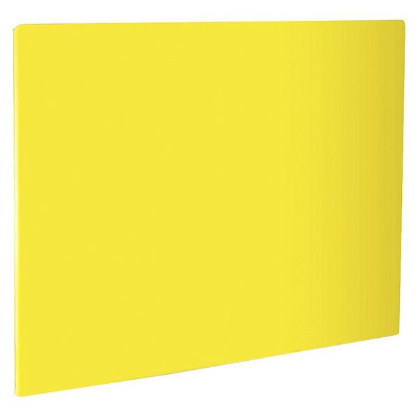 Cutting Board, 20 in. L, Yllw, Polyethylene