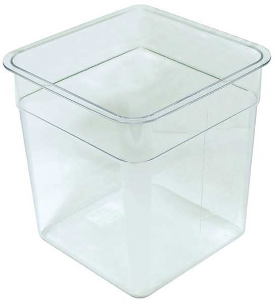 Round Storage Container, Clear, 9 