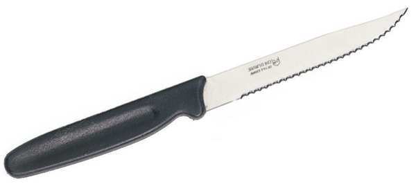 Steak Knife, 4-3/4inL, Plastic Handle, PK12