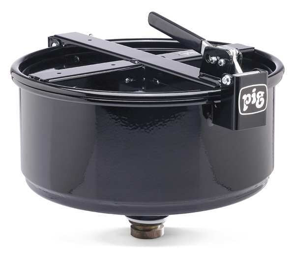 Drum Funnel, Steel, 13-9/32 in. H, Black