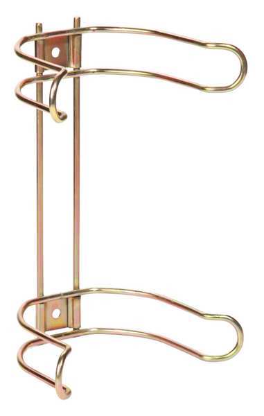 Wall Mounting Bracket, 6 in. W, Gold, Steel