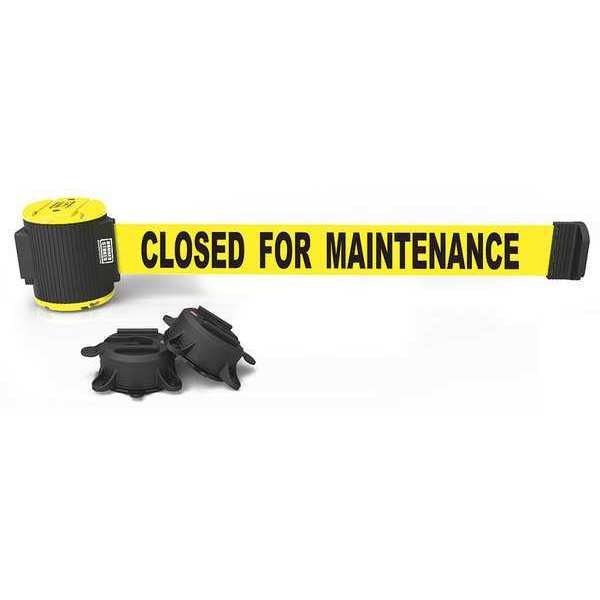 Belt Barrier, 30 ft. L, Closed for Maint