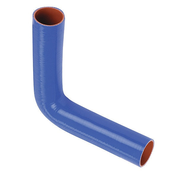 Elbow Hose, Blue, 2-1/2 in., 90 deg.