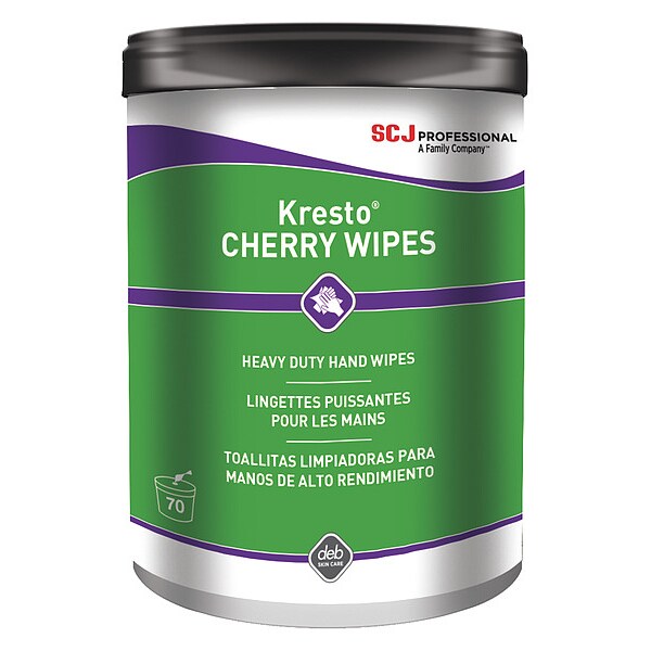 Industrial Hand Wipe, Cherry, 10x12In., PK6
