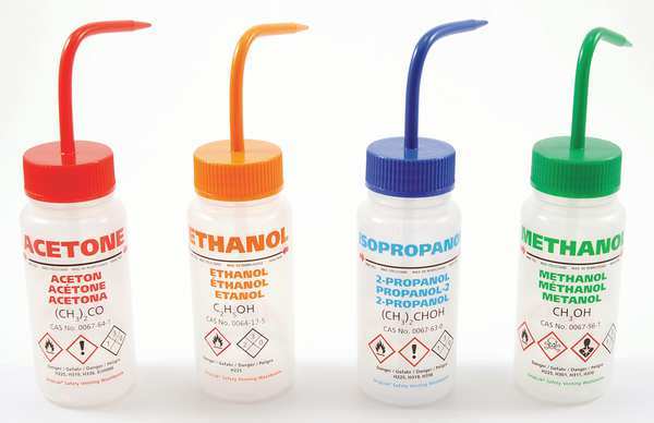 Translucent, 250 mL. Wash Bottle, 4 Pack