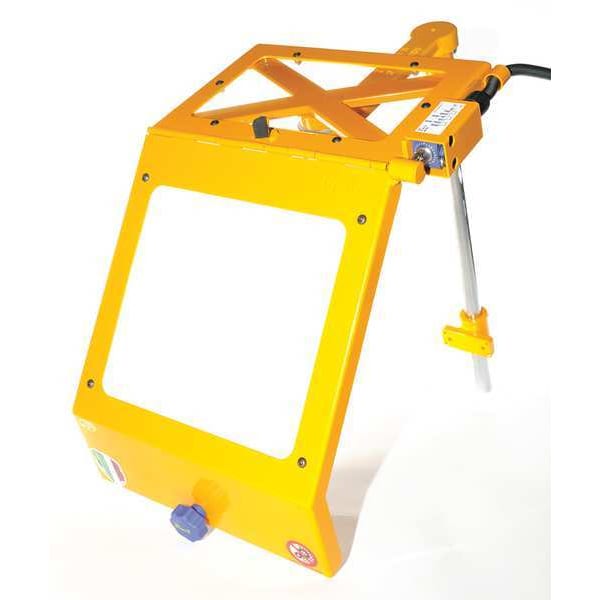 Lathe Chip Shield, 13-25/32 in. H, Yellow