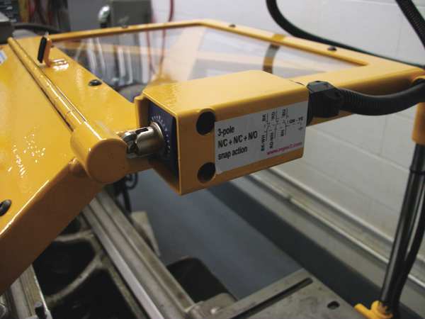 Lathe Chip Shield, 12-13/12 in. H, Yellow