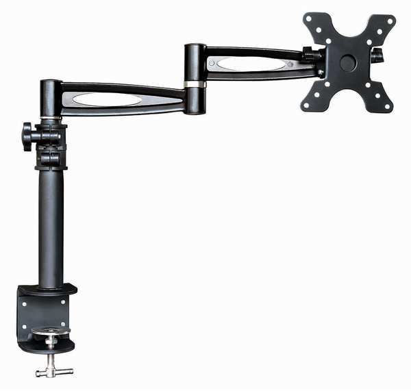 Monitor Arm, Black, Cap. 1