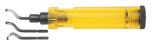 Deburring Tool Set, HSS, w/E200 Blade