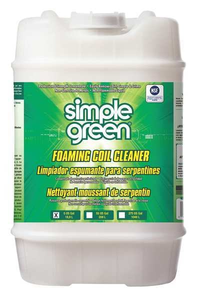 Condenser or Evaporator Cleaner, 5 gal.