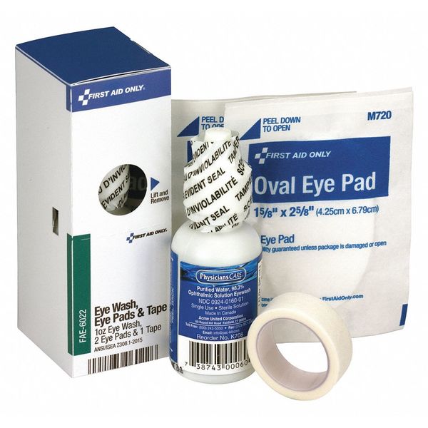 Bulk First Aid Kit Refill, Paperboard, 1 Person