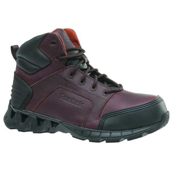 Size 11-1/2 Men's 6 in Work Boot Composite Work Boot, Brown/Black