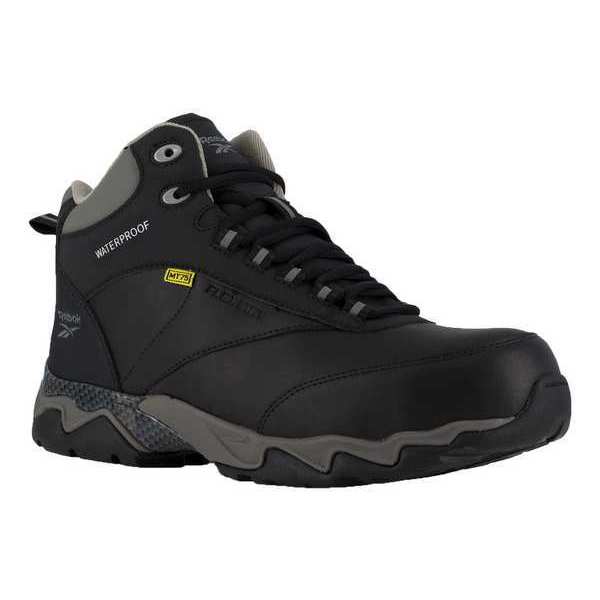 Size 9 Women's Athletic High-Top Composite Work Shoe, Black