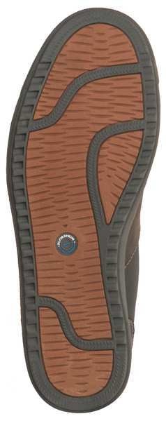 Size 12 Men's Oxford Shoe Steel Work Shoe, Brown