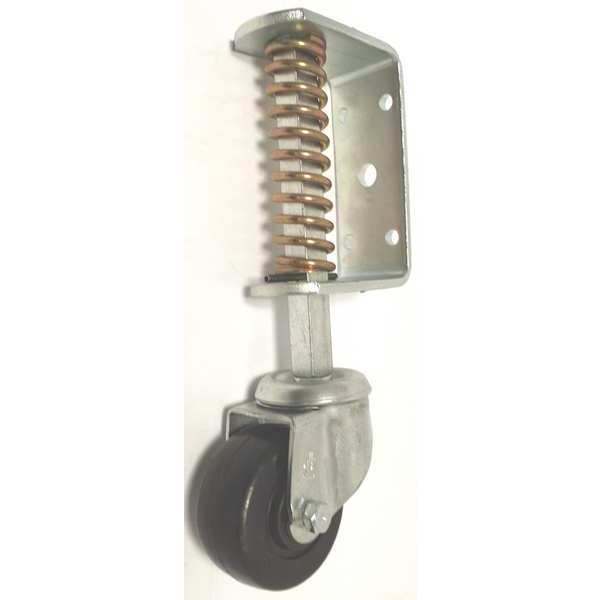 Door/Ladder Caster, Rubber, 3 in., 270 lb.