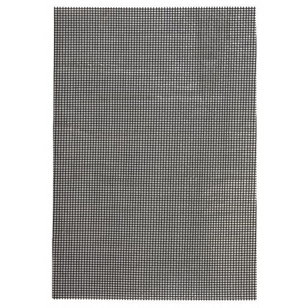 Door and Window Screen, Fiberglass, 5 in W, 0.5 ft L, 0.013 in Wire Dia, Charcoal