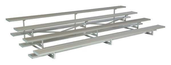 Bleacher, 4 Rows, 40 Seats, 15 ft. L
