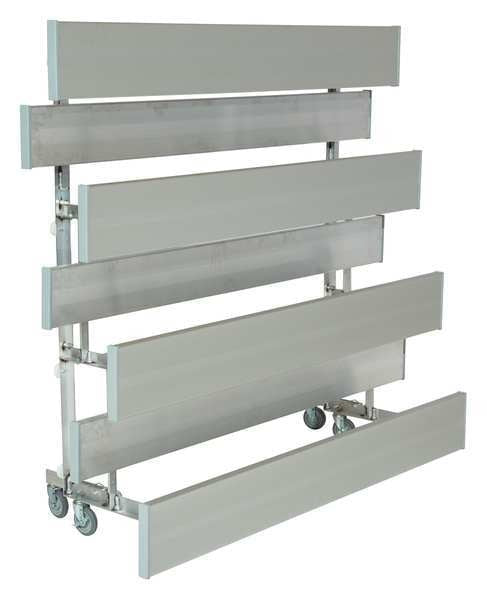 Bleacher, 4 Rows, 15 Seats, 7-1/2 ft. L