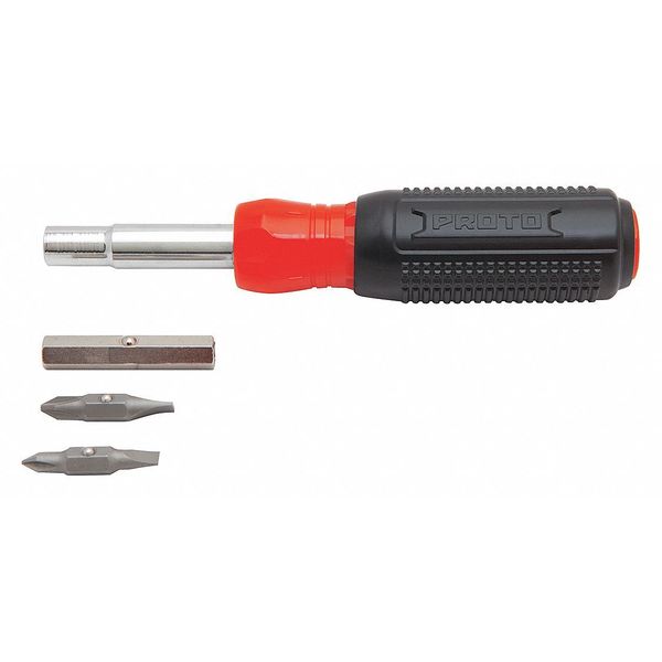 Phillips, Robertson Square Recess, Slotted, Torx(R) Bit 7 1/4 in, Drive Size: 1/4 in