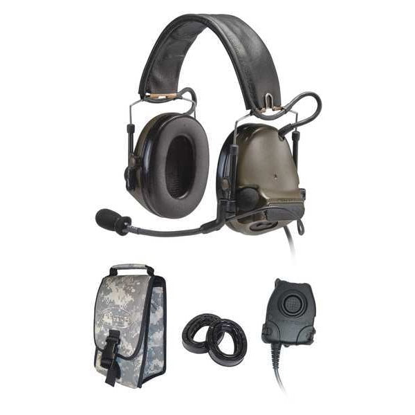 Headset Kit, Over the Head, Green